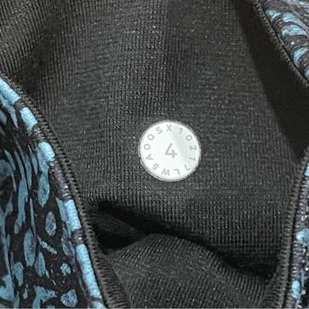 lululemon athletica Teal Speckle High-Rise Mesh Inset Leggings - Picture 8 of 9